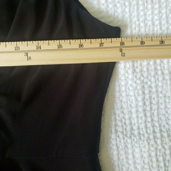 R&M Richards Black Little Black Dress Cocktail Party Nightout USA Womens Size 12 - Picture 12 of 13